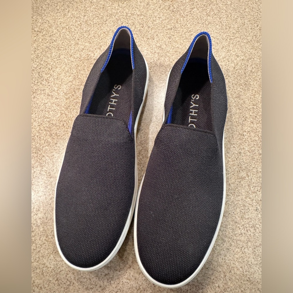 Rothy’s Classic Slip on Sneaker size 9.5 Black